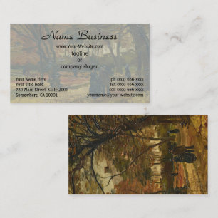 Carte De Visite Le Walker parmi le congé d'automne par Vincent van