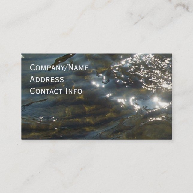 Carte De Visite L'eau (Devant)