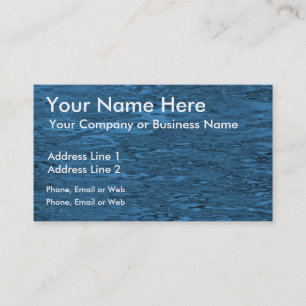 CARTE DE VISITE L'EAU DE DIGITAL