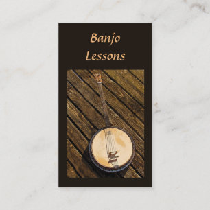 Carte De Visite Leçons de banjo