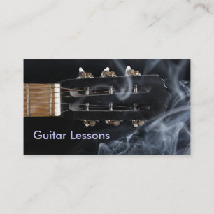 Carte de visite : Leçons de guitare