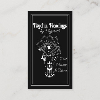 Carte De Visite Lecteur de Tarot Psychique