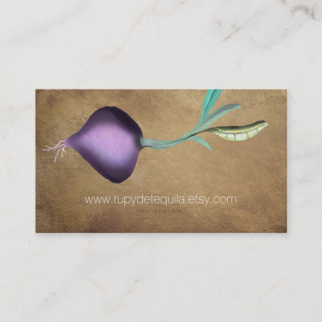 Carte De Visite Légumes (Devant)