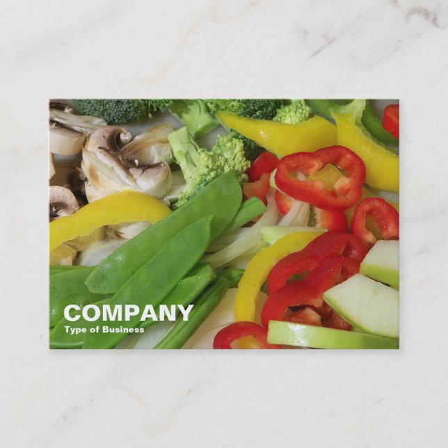Carte De Visite Légumes à la sauté 02 (Devant)