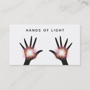 Carte De Visite L'énergie de la lumière de *~* remet à Reiki les