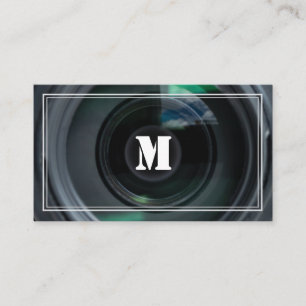Carte De Visite Lentilles de caméra DSLR encadrées pour photograph