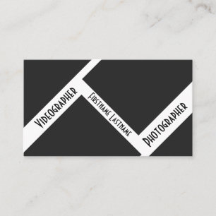 Carte De Visite Lentilles de caméra reflex pour photographes Vidéo