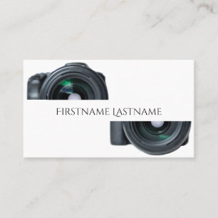 Carte De Visite Lentilles de caméra reflex pour photographes Vidéo