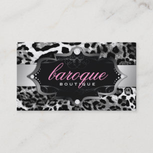 Carte De Visite Léopard de boutique du baroque 311