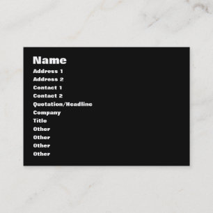 Carte De Visite L'équation d'amour pour les femmes