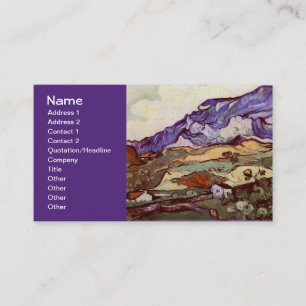 Carte De Visite Les Alpilles (F724) Van Gogh Fine Art