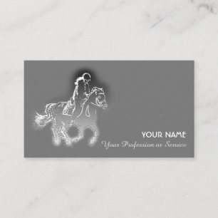 Carte De Visite Les amateurs d'équitation et d'équitation