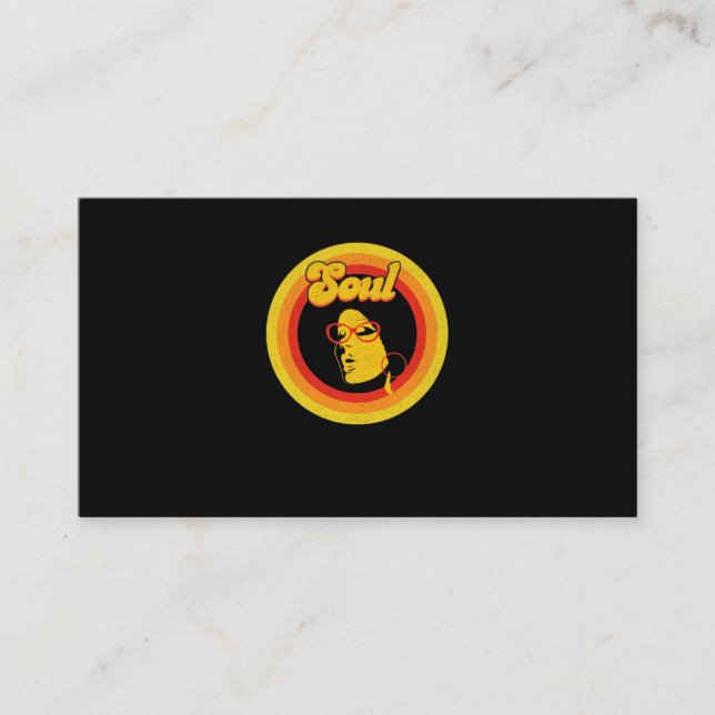 Carte De Visite les années 70 Retro Soul Music Gerne Soul Music (Devant)