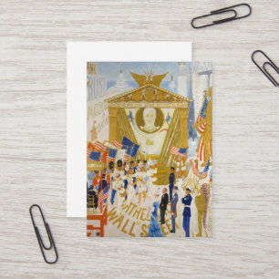 Carte De Visite Les cathédrales de Wall Street par Stettheimer