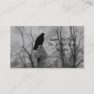 Carte De Visite Les Corneilles Sont Goth