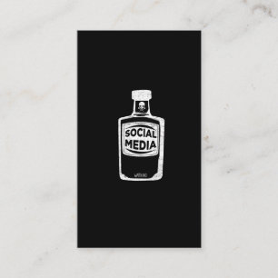 Carte De Visite Les effets secondaires des poisons sur les médias 