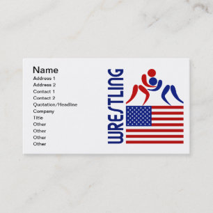 Carte De Visite Les Etats-Unis de lutte