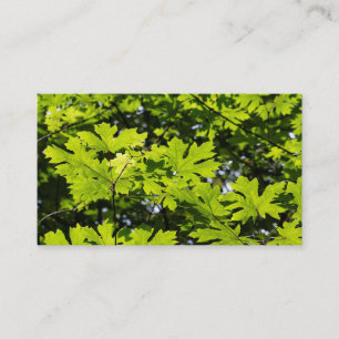 Carte De Visite Les Feuilles de la forêt