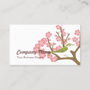 Carte De Visite Les fleurs de cerisiers japonais Sakura