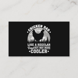 Carte De Visite Les Hommes Poulet Papa Comme Un Père Régulier Drôl