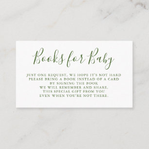 Carte De Visite Les livres demandent l'insertion d'invitation de