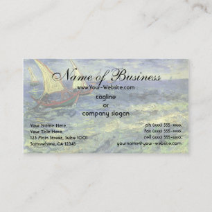 Carte De Visite Les mers aux Saintes-Maries par Vincent van Gogh