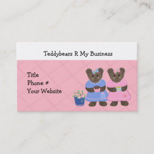 Carte De Visite Les ours en peluche sont mon affaire
