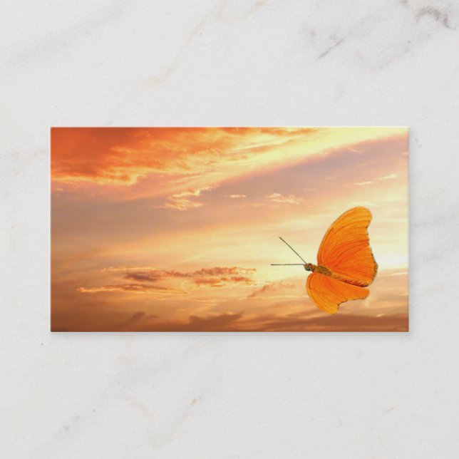 Carte De Visite Les papillons sont libres (Devant)