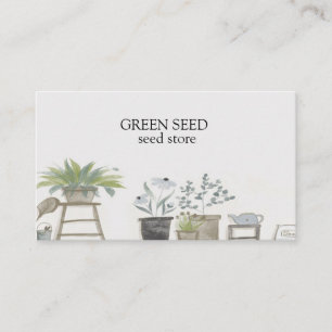 Carte De Visite Les Plantes