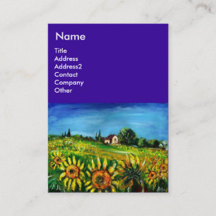 CARTE DE VISITE LES SOUFFRES ET LA CAMPAGNE EN TOSCANE- ITALIE