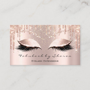 Carte De Visite Les yeux des artistes de maquillage font tomber le