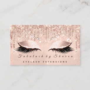 Carte De Visite Les yeux d'un artiste de maquillage mettent les Pa