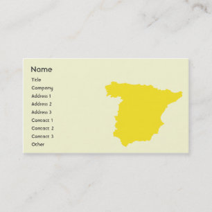 Carte De Visite L'Espagne - affaires