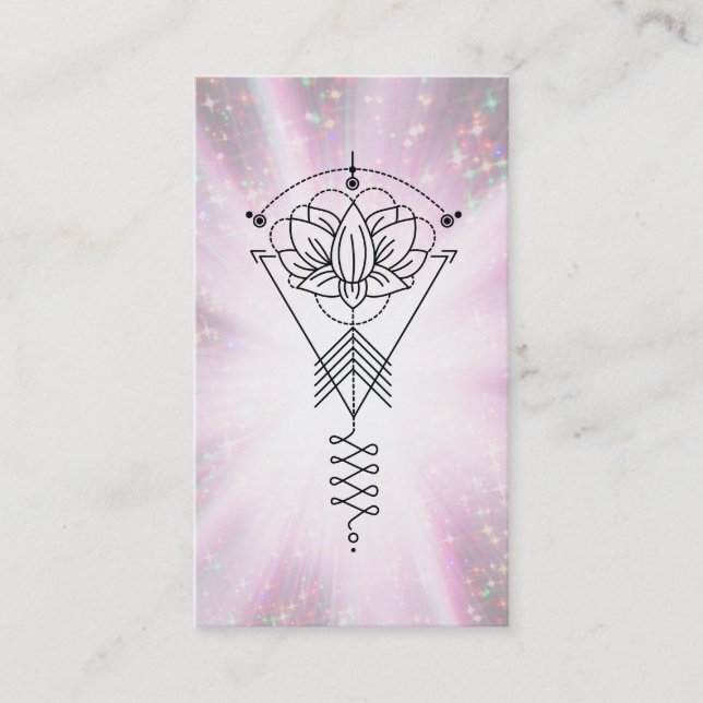 Carte De Visite L'étincelle de Lotus de *~* rayonne le tribal de (Devant)