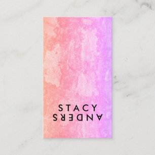 Carte De Visite Lettre Flip Chic Rustique