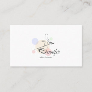 Carte De Visite Lettre Pilates J Pose Lettre monogramme J Pilate