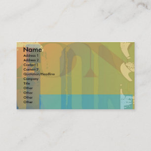 Carte De Visite Lettres utilisées