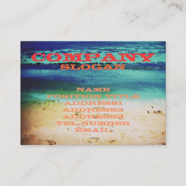 Carte De Visite Lever de soleil de Taquila (Devant)