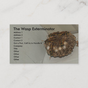 Carte De Visite L'exterminateur de guêpe
