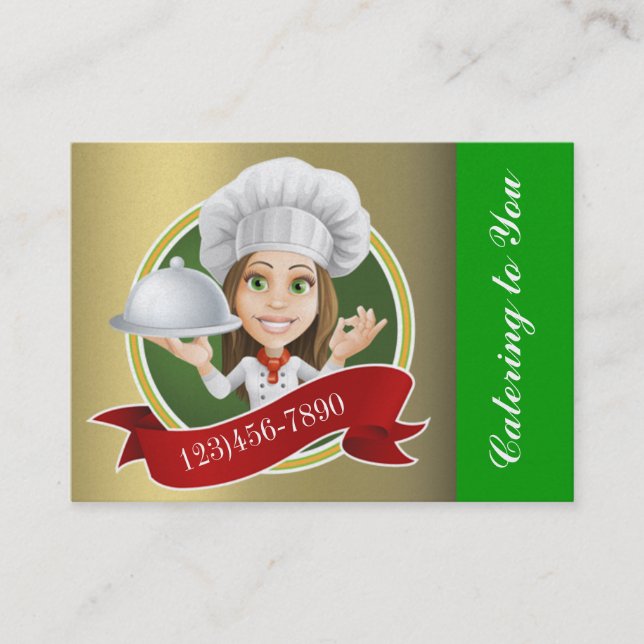 Carte De Visite L'heureux chef / traiteur / boulangerie - SRF (Devant)