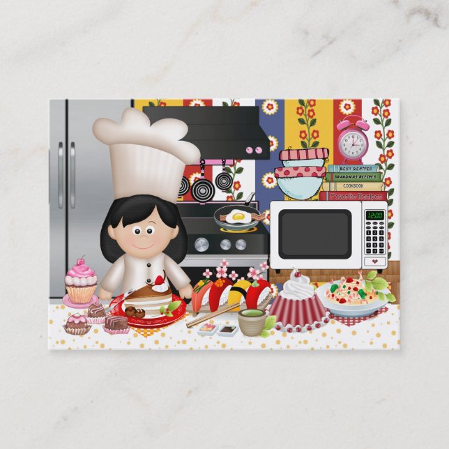 Carte De Visite L'heureux chef / traiteur - SRF (Devant)