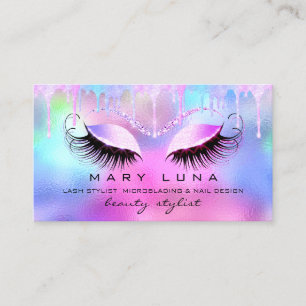 Carte De Visite L'Holographe de maquillage Eyebrow Lash Drivers Un