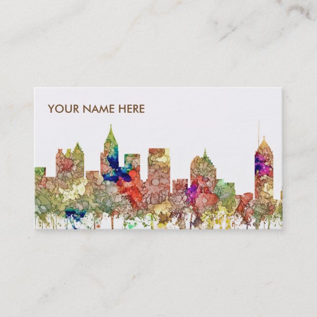 Carte De Visite L'horizon d'Atlanta la Géorgie SG-S'est fané (Devant)