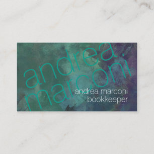 Carte De Visite Libraire Truquoise Grunge minces lettres