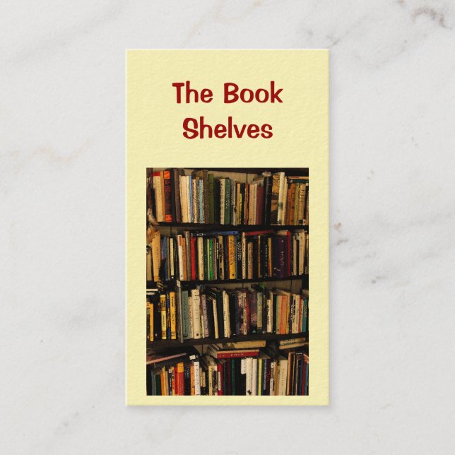 Carte De Visite Librairie (Devant)