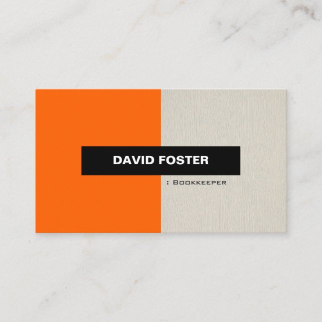 Carte De Visite Librairie - Simple Élégant Design (Devant)
