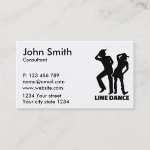 Carte De Visite Ligne danse