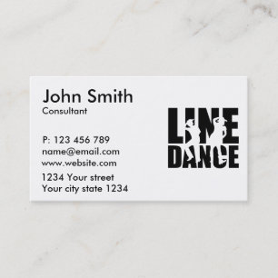 Carte De Visite Ligne danse
