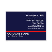 Ligne rouge - bleu marine