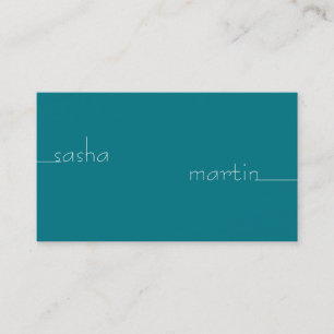 Carte De Visite Ligne simple vers texte (certain)